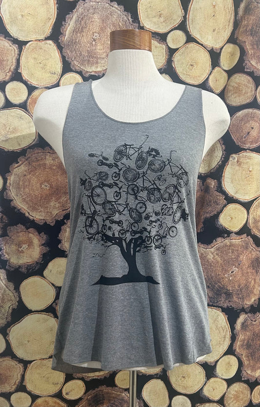 Bicycle Tree Ladies Tank
