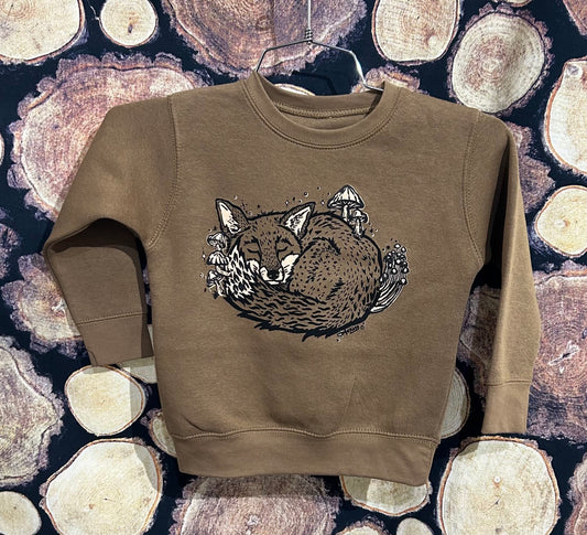 Sleep Tight Little Mushy - Toddler Crew Neck Sweatshirt