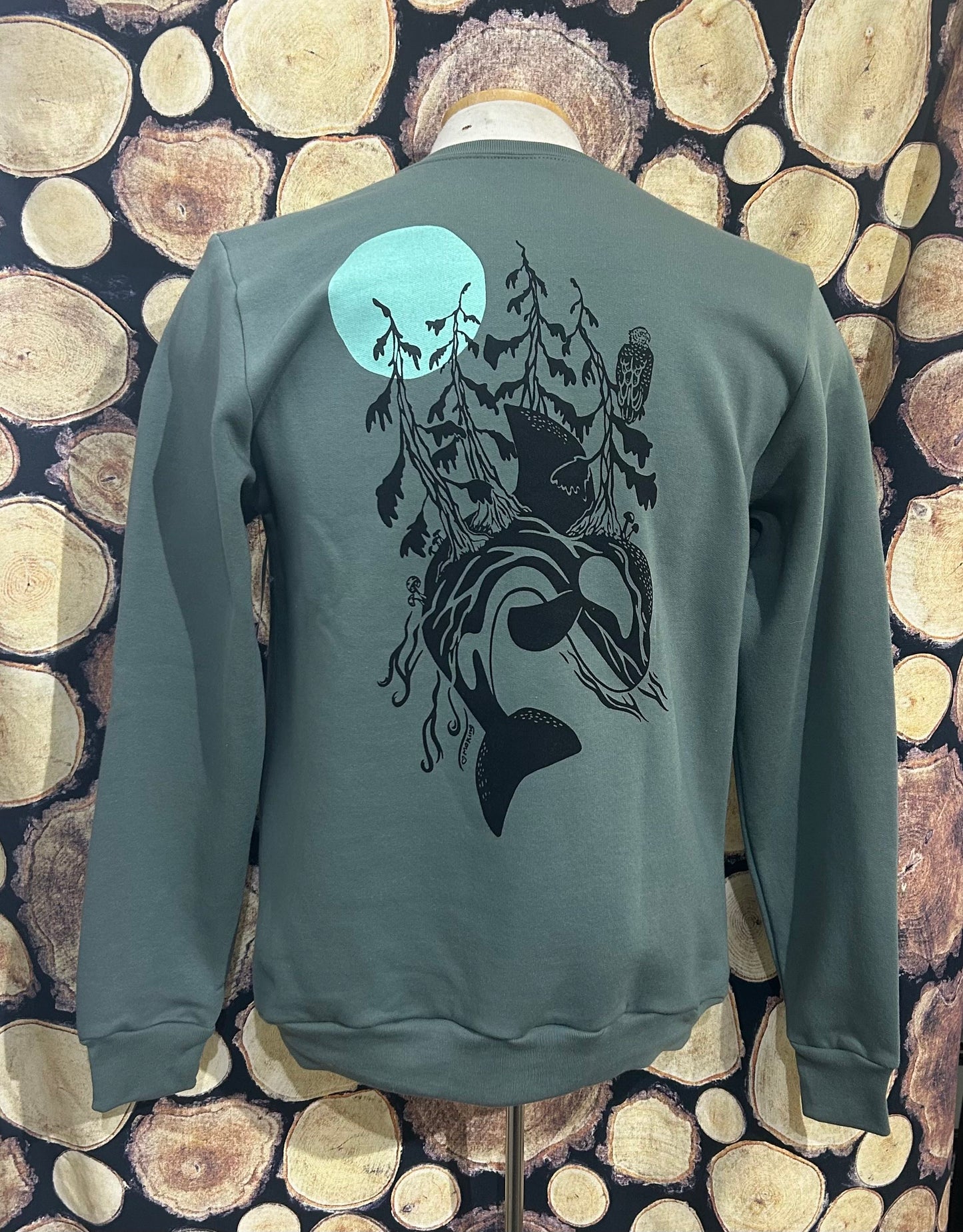 Coastal Orca Crew Neck