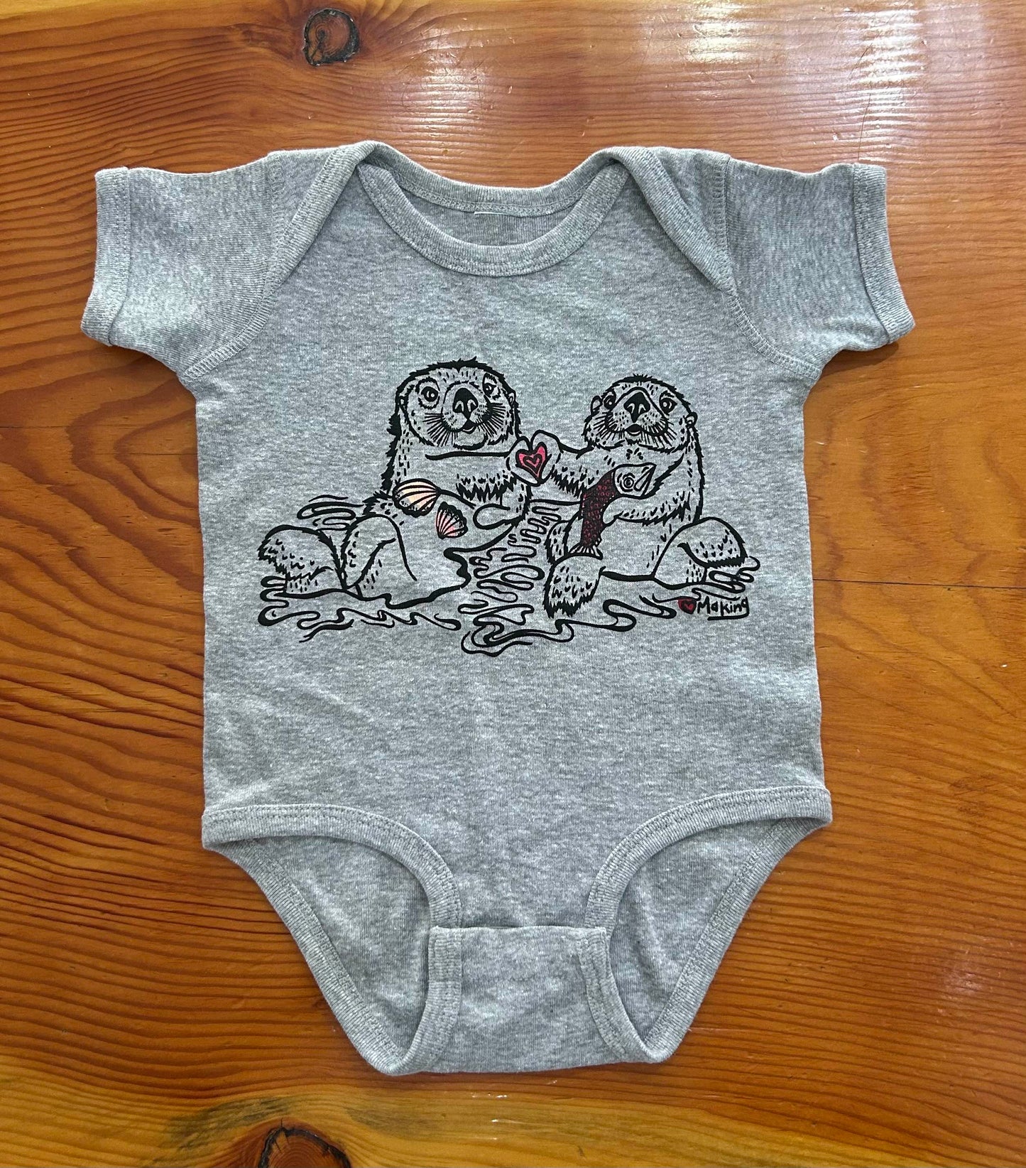 Otters in Love Onesie
