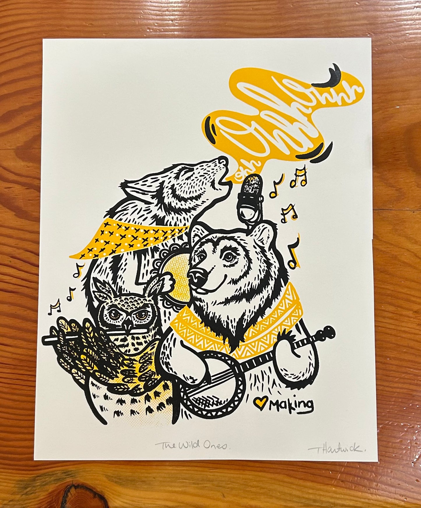 The Wild Ones Paper Print